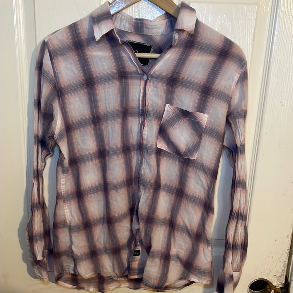 Rails womans button down flannel